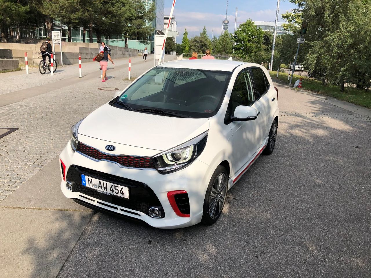 Rechts Beifahrerseite Spiegelglas Außenspiegel für Kia Rio 2012-2019